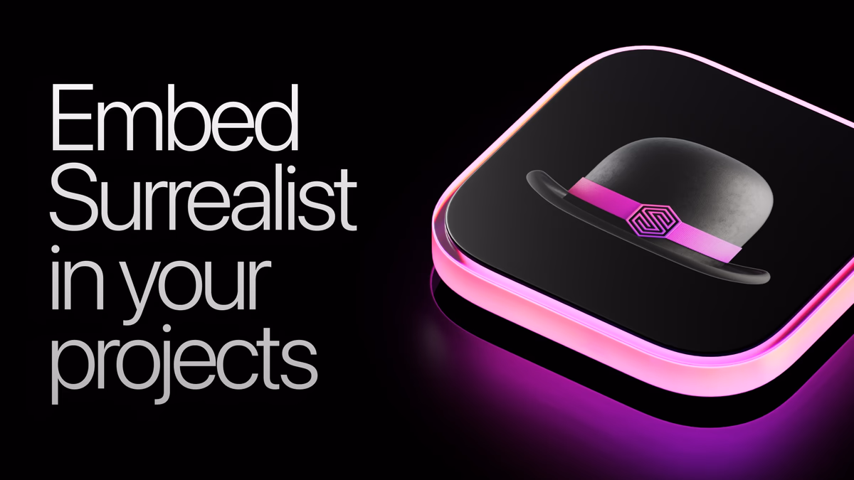 Embed Surrealist in your projects