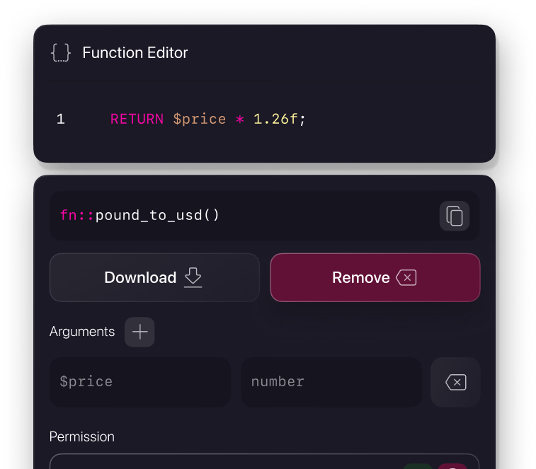 Functions illustration
