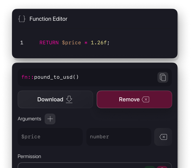 Functions illustration