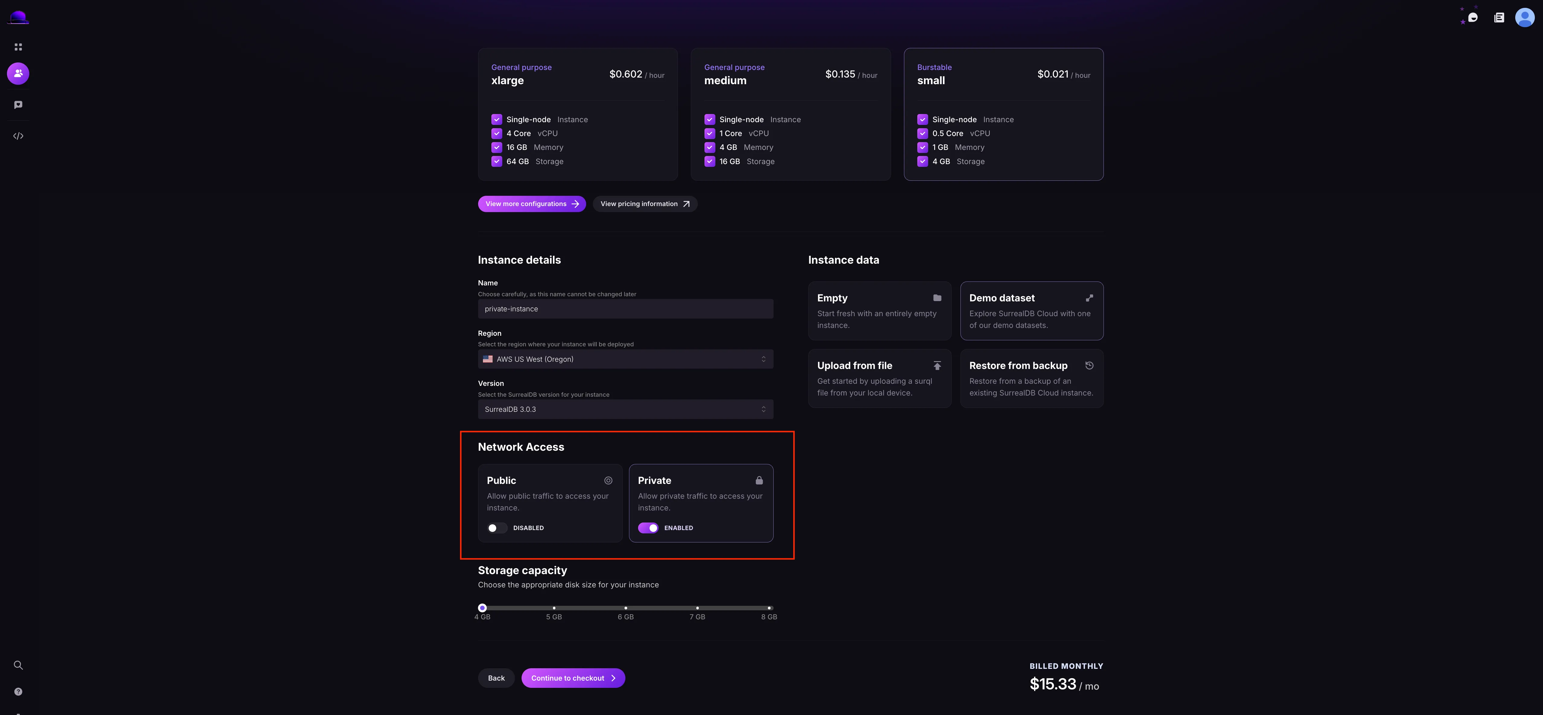 AWS PrivateLink in Surrealist