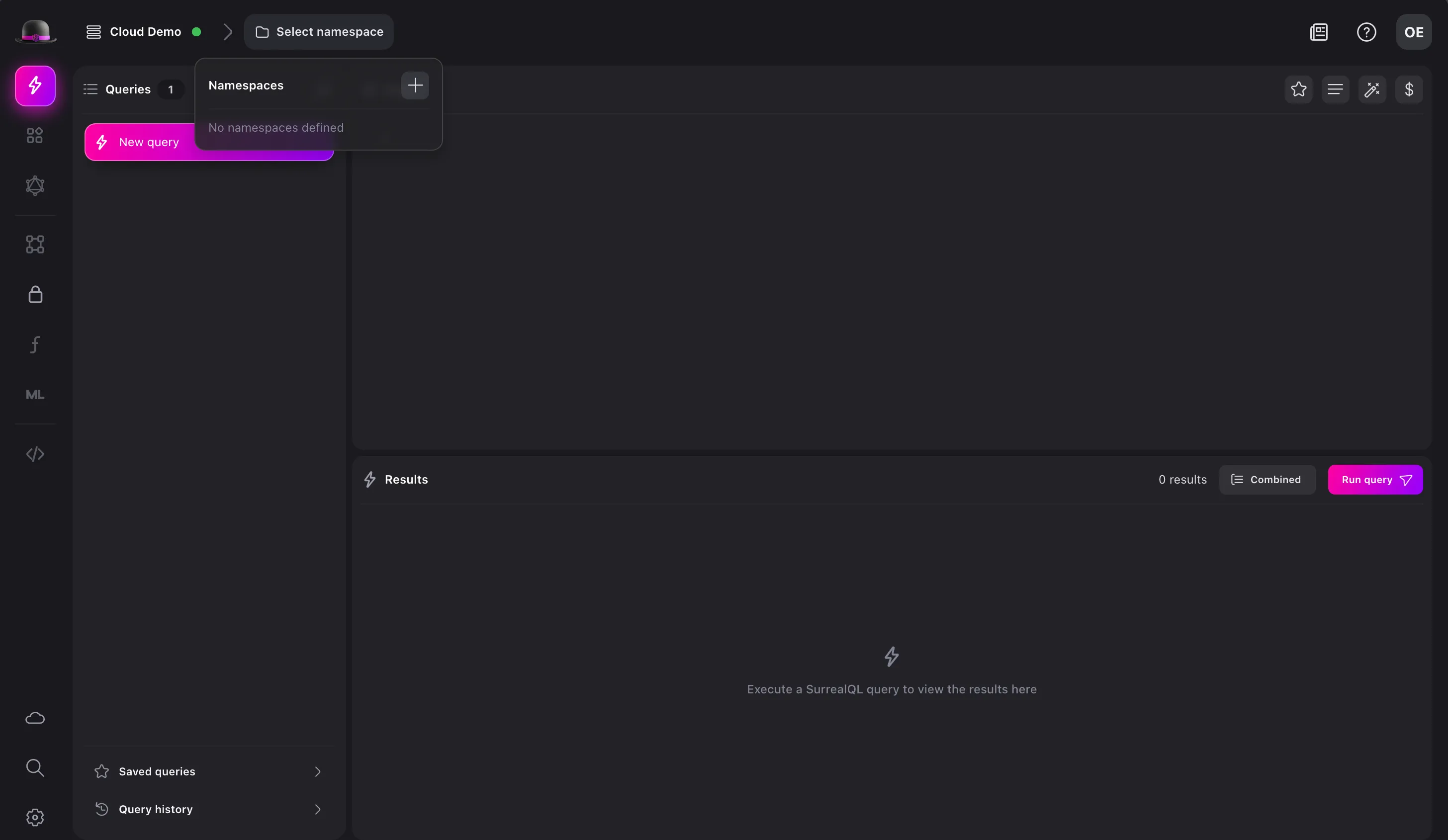 Namespace and Database